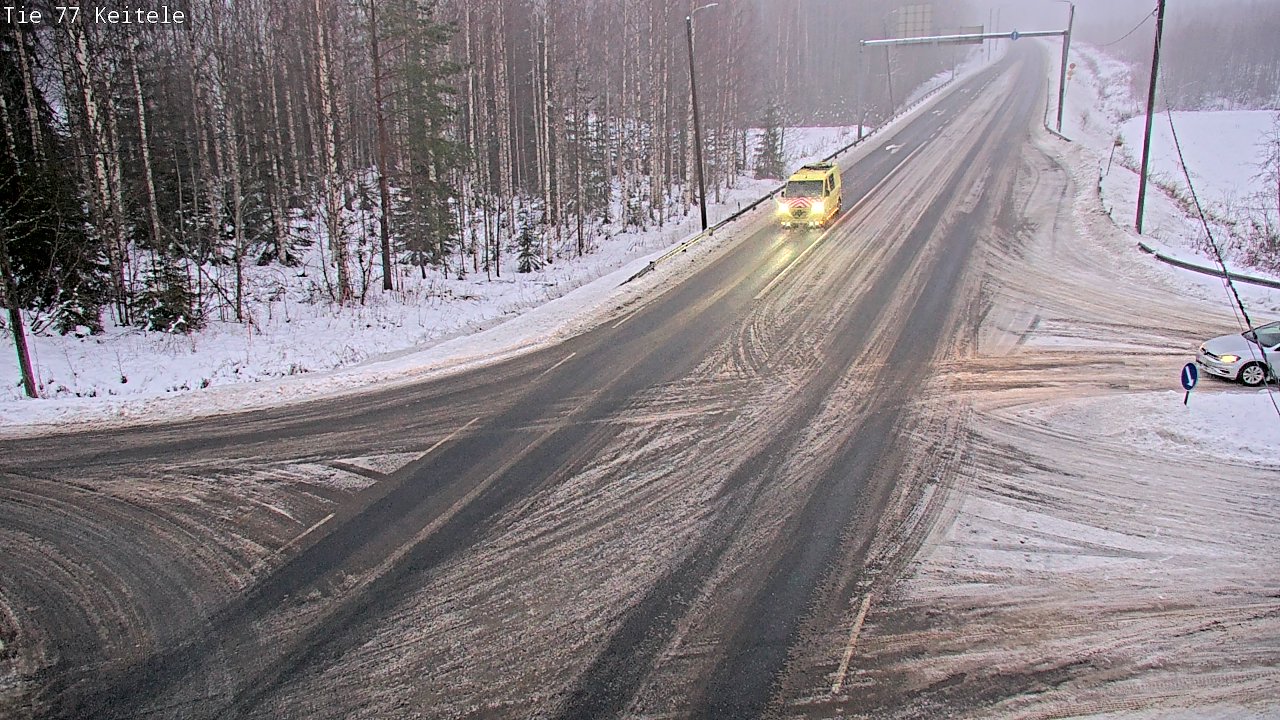 Weather Camera Image Väg 77 Keitele, Keitele, Pohjois-Savo