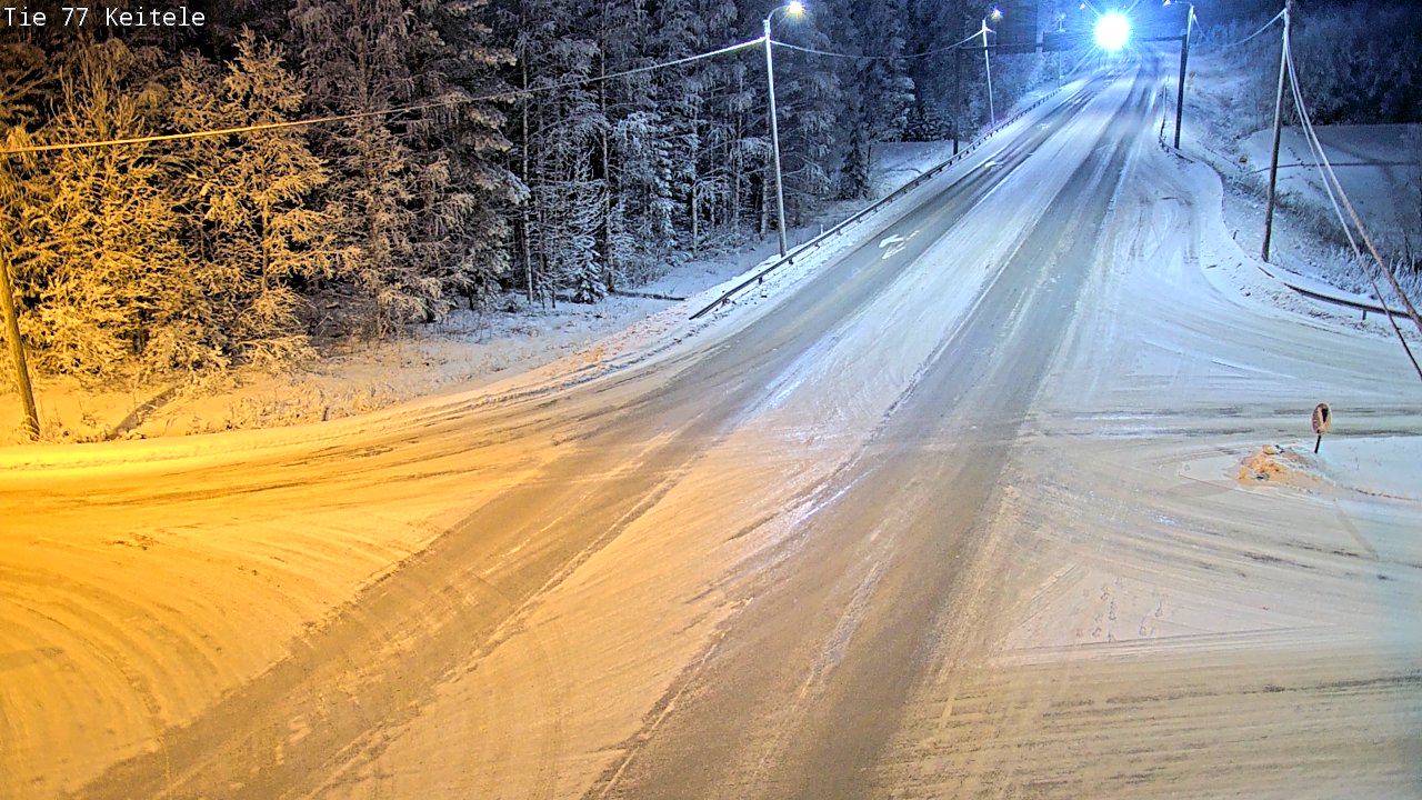 Weather Camera Image Väg 77 Keitele, Keitele, Pohjois-Savo