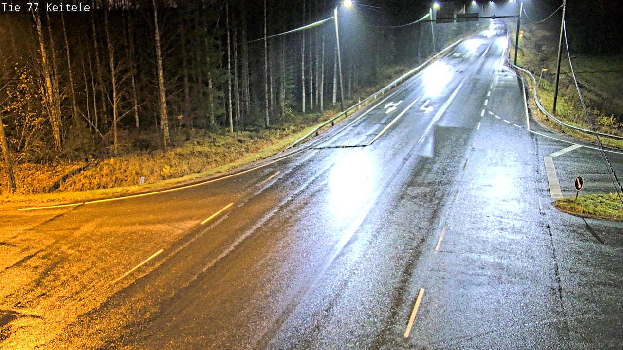 Weather Camera Image Väg 77 Keitele, Keitele, Pohjois-Savo