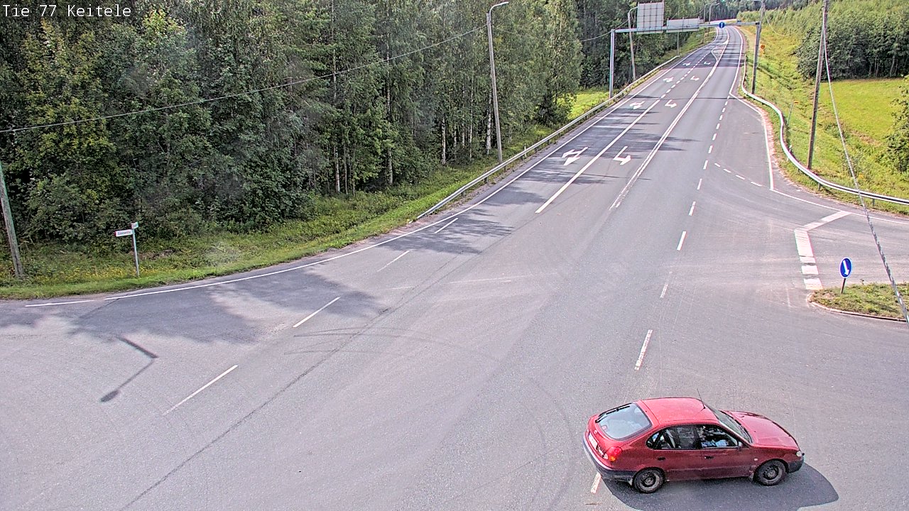 Weather Camera Image Road 77 Keitele, Keitele, Pohjois-Savo