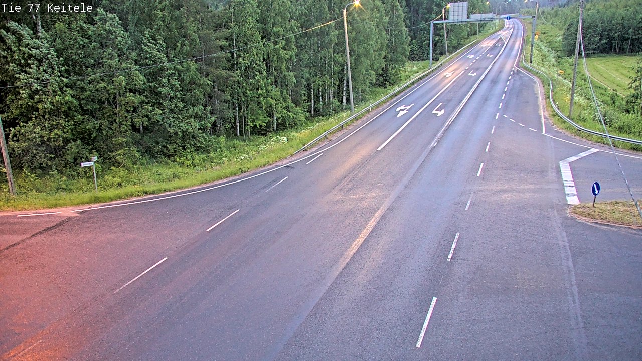 Kelikamerat Kuva Tie 77 Keitele, Keitele, Pohjois-Savo