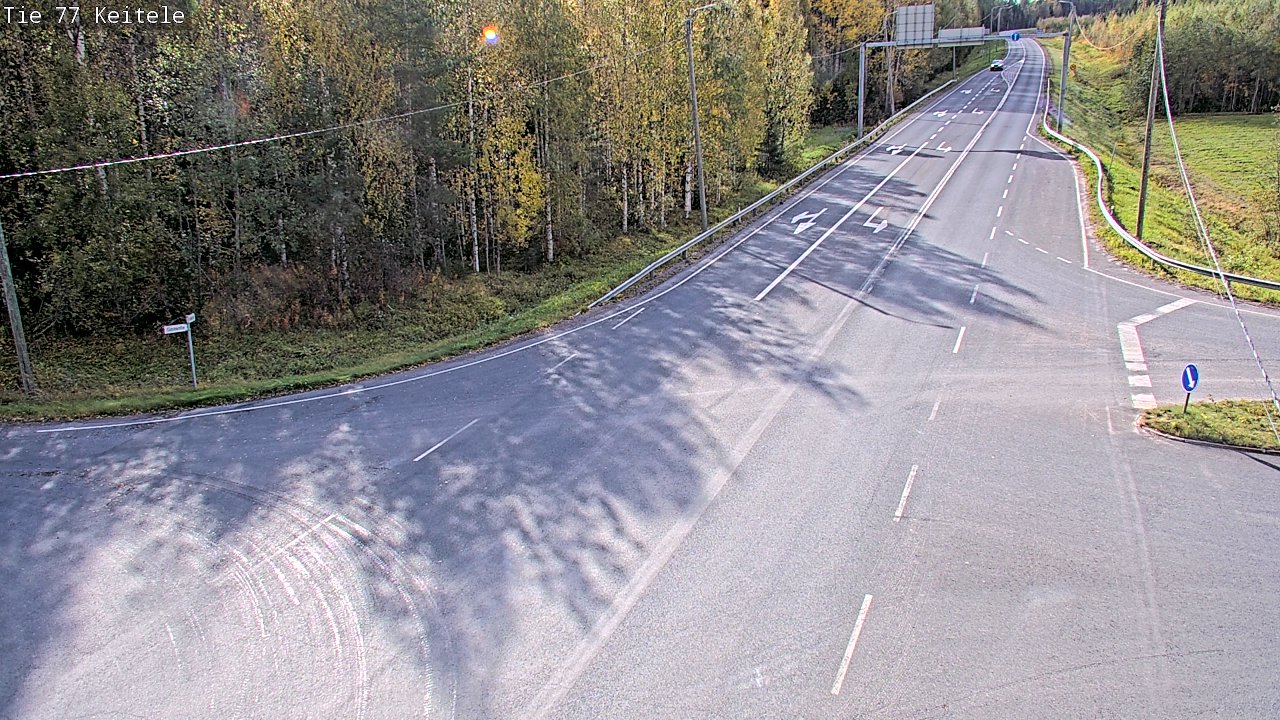 Weather Camera Image Road 77 Keitele, Keitele, Pohjois-Savo