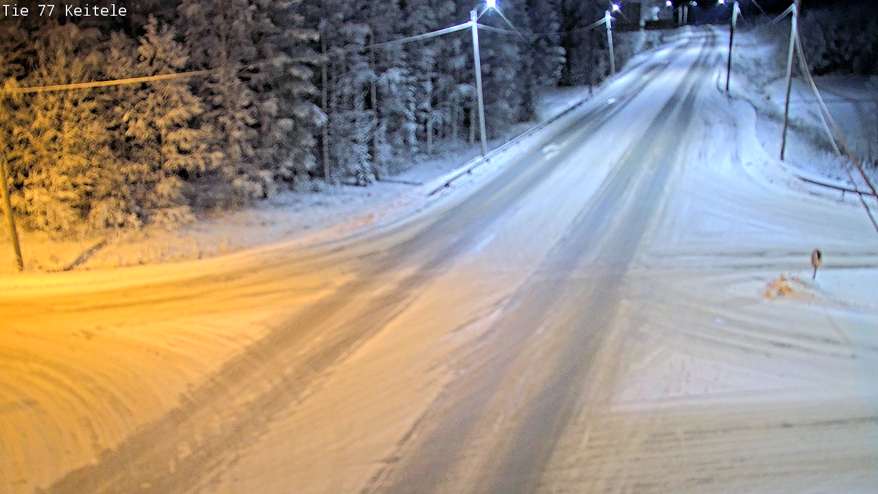 Weather Camera Image Road 77 Keitele, Keitele, Pohjois-Savo