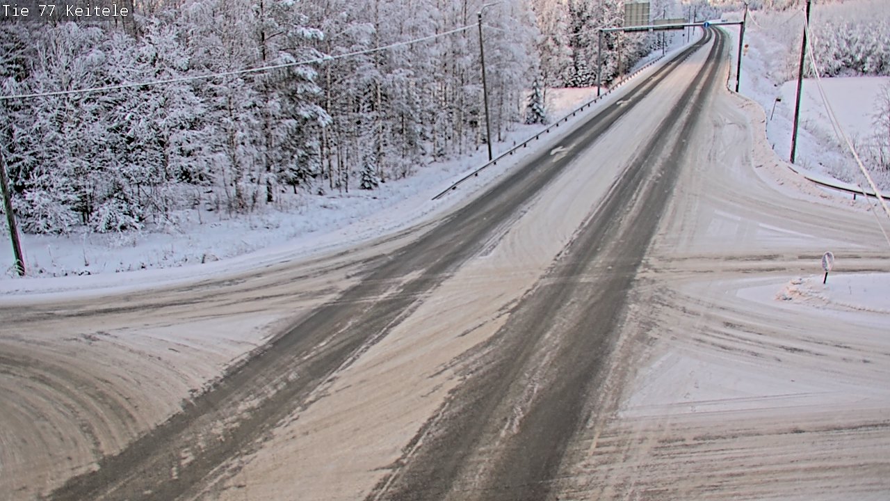 Weather Camera Image Väg 77 Keitele, Keitele, Pohjois-Savo