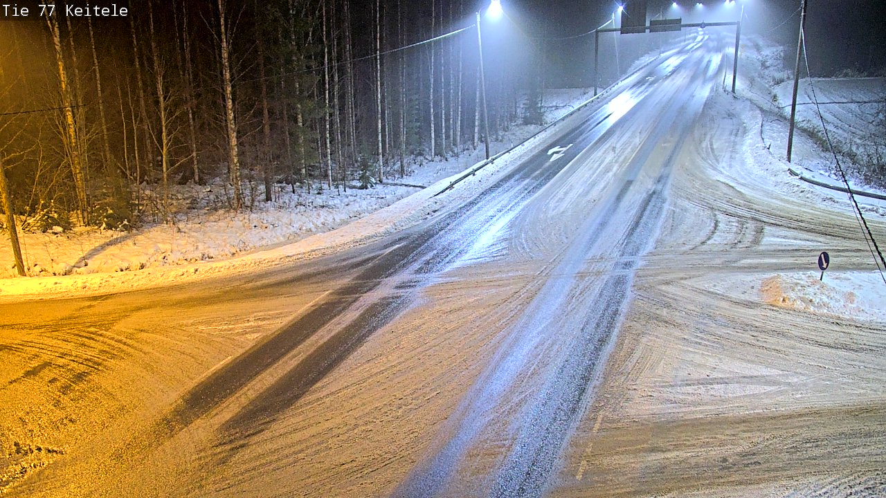 Weather Camera Image Väg 77 Keitele, Keitele, Pohjois-Savo