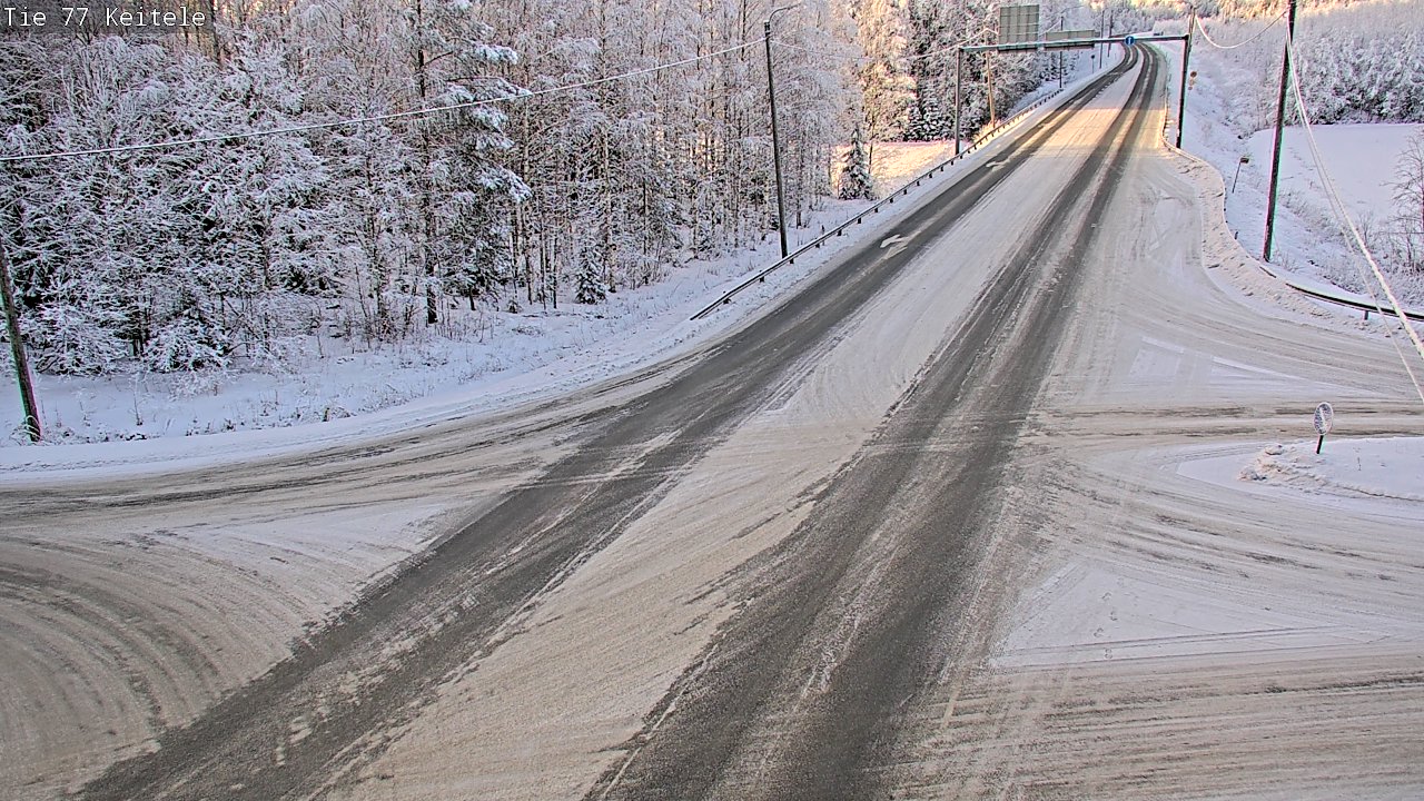 Weather Camera Image Väg 77 Keitele, Keitele, Pohjois-Savo