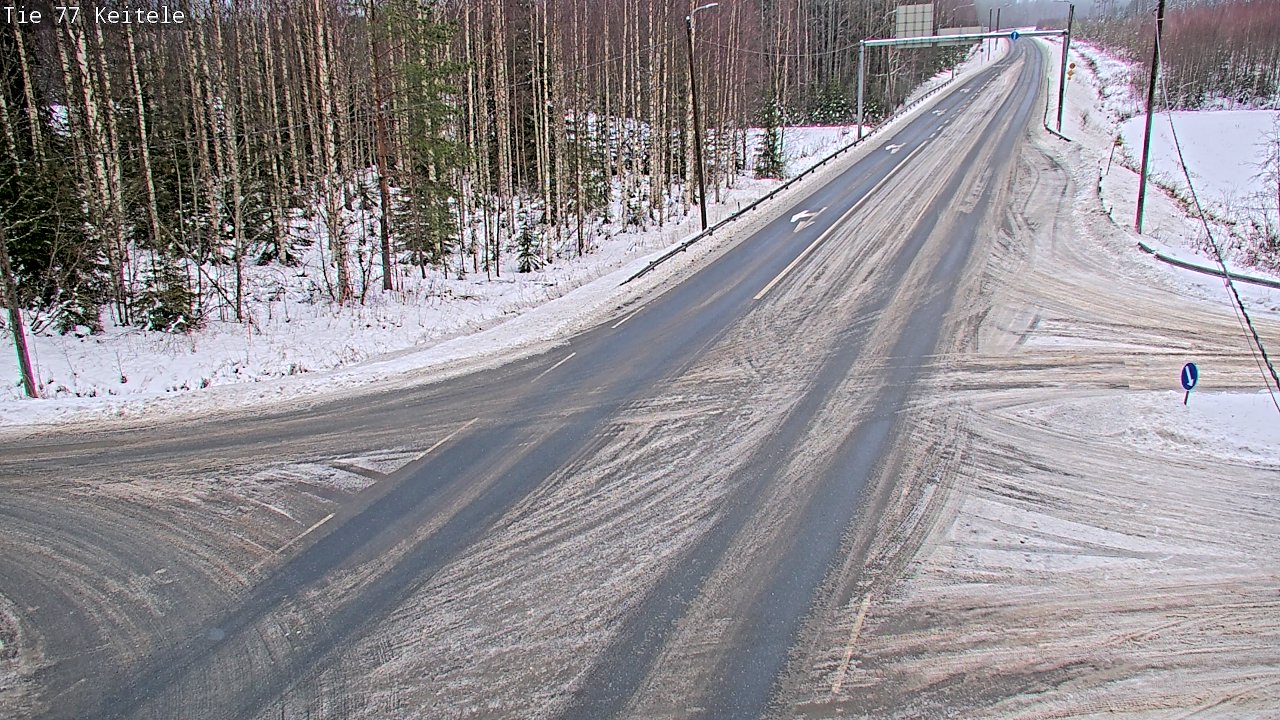 Weather Camera Image Väg 77 Keitele, Keitele, Pohjois-Savo