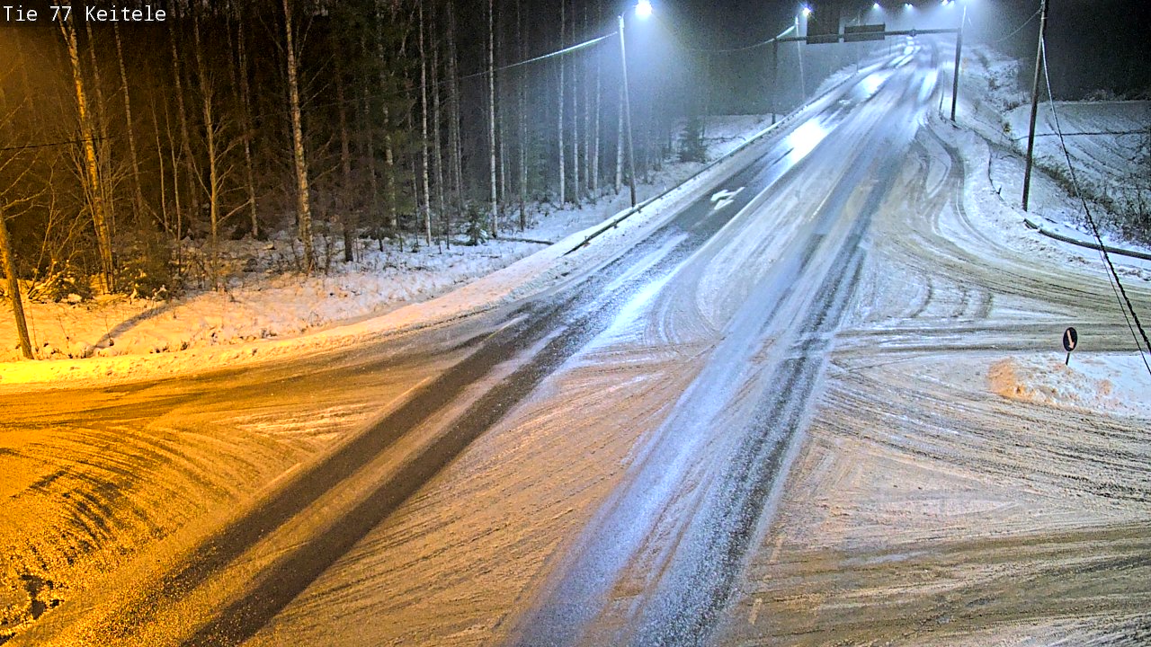 Weather Camera Image Väg 77 Keitele, Keitele, Pohjois-Savo