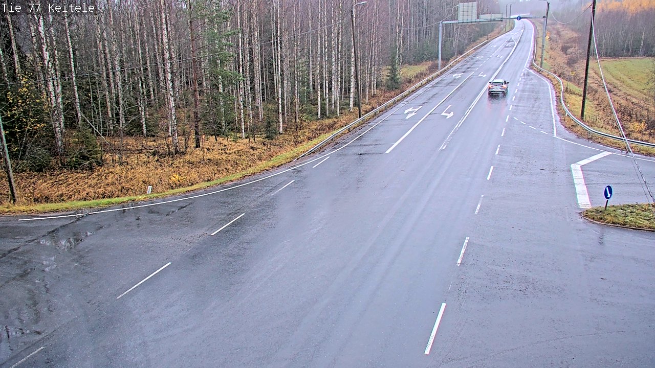 Weather Camera Image Väg 77 Keitele, Keitele, Pohjois-Savo