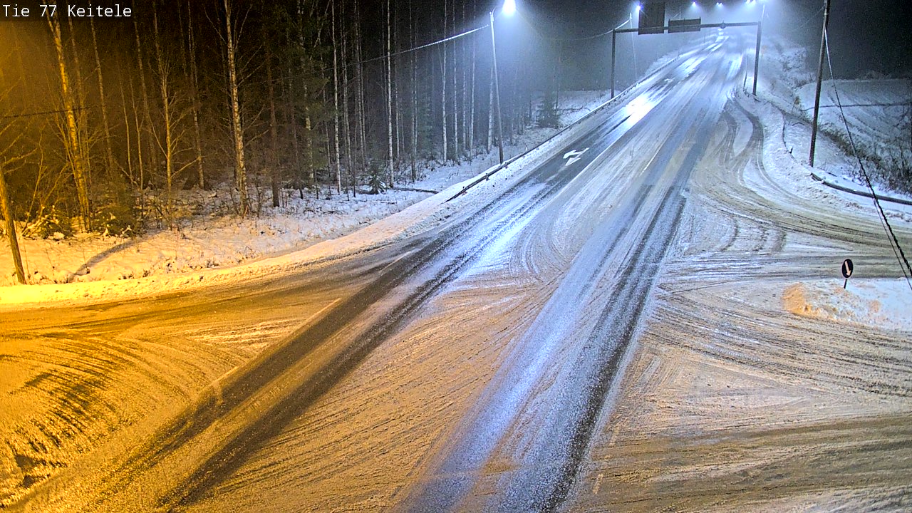 Weather Camera Image Väg 77 Keitele, Keitele, Pohjois-Savo