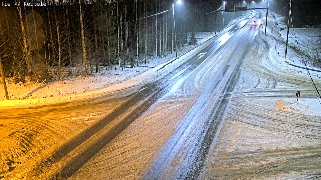 Weather Camera Image Väg 77 Keitele, Keitele, Pohjois-Savo