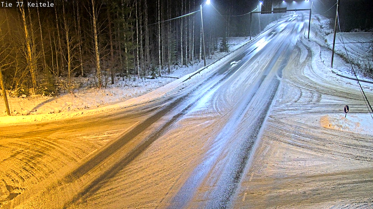 Weather Camera Image Väg 77 Keitele, Keitele, Pohjois-Savo