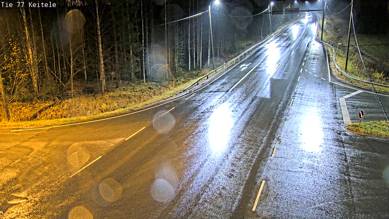 Weather Camera Image Väg 77 Keitele, Keitele, Pohjois-Savo