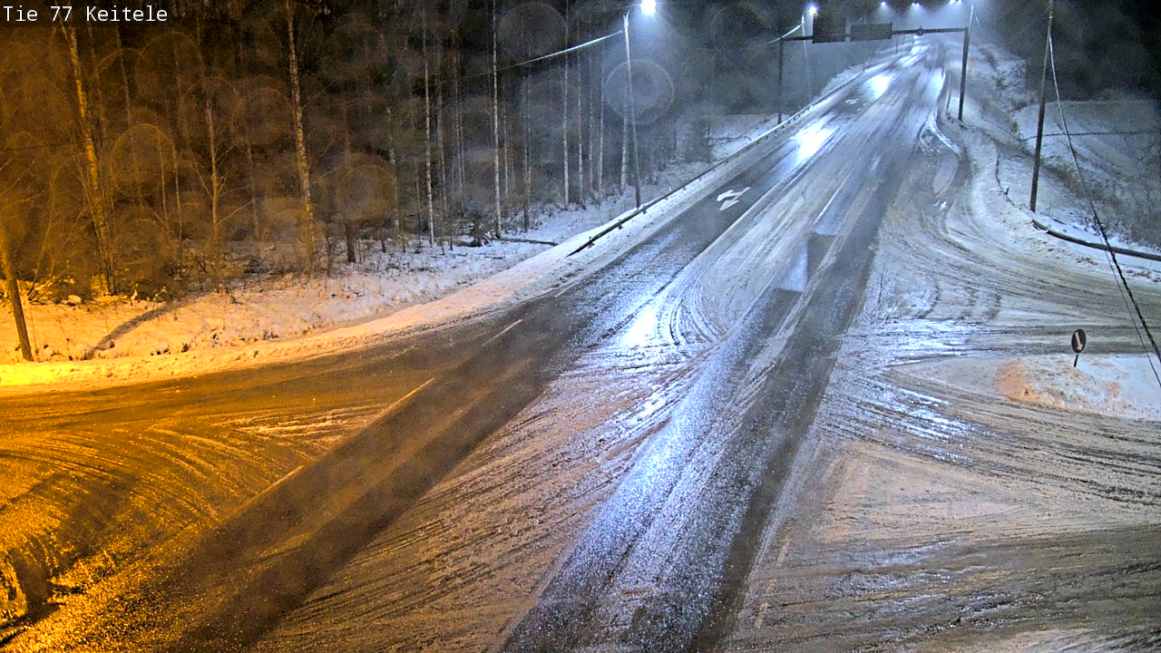 Weather Camera Image Väg 77 Keitele, Keitele, Pohjois-Savo
