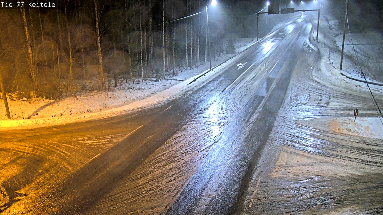 Weather Camera Image Väg 77 Keitele, Keitele, Pohjois-Savo