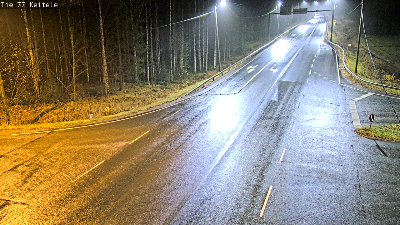 Weather Camera Image Road 77 Keitele, Keitele, Pohjois-Savo