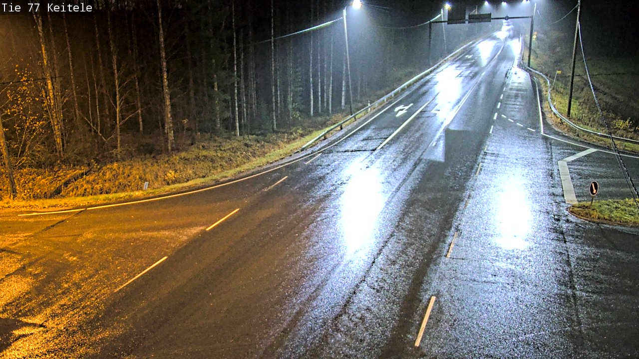 Weather Camera Image Väg 77 Keitele, Keitele, Pohjois-Savo
