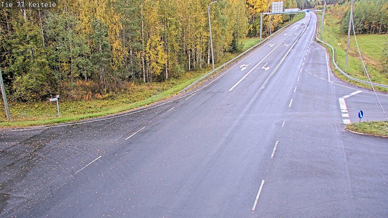 Weather Camera Image Road 77 Keitele, Keitele, Pohjois-Savo