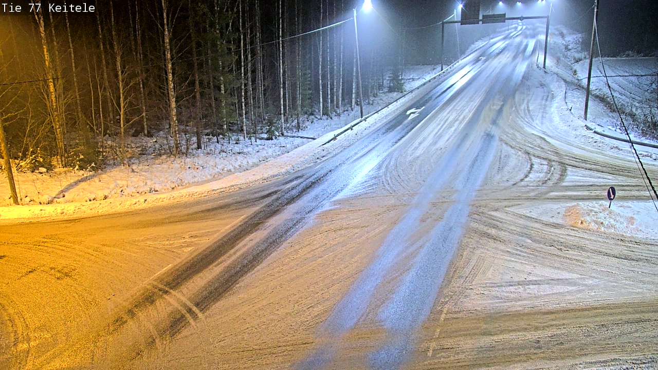 Weather Camera Image Väg 77 Keitele, Keitele, Pohjois-Savo