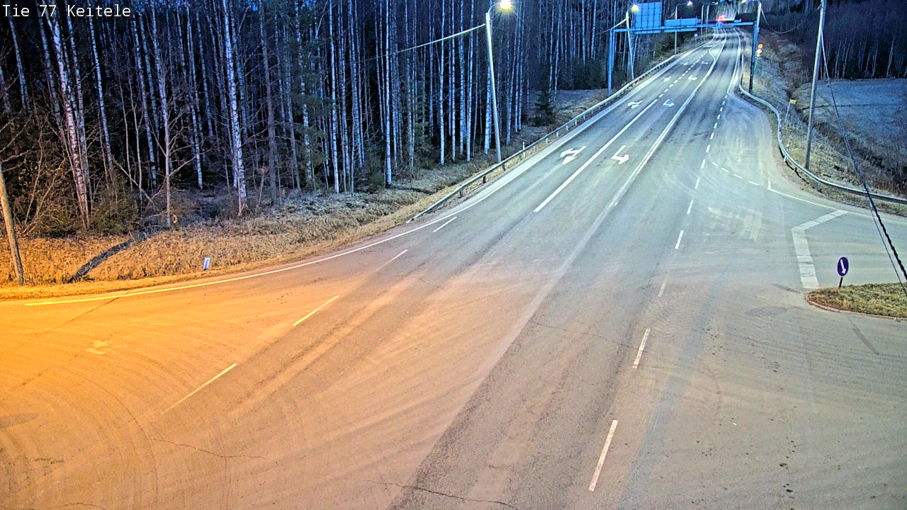 Weather Camera Image Väg 77 Keitele, Keitele, Pohjois-Savo