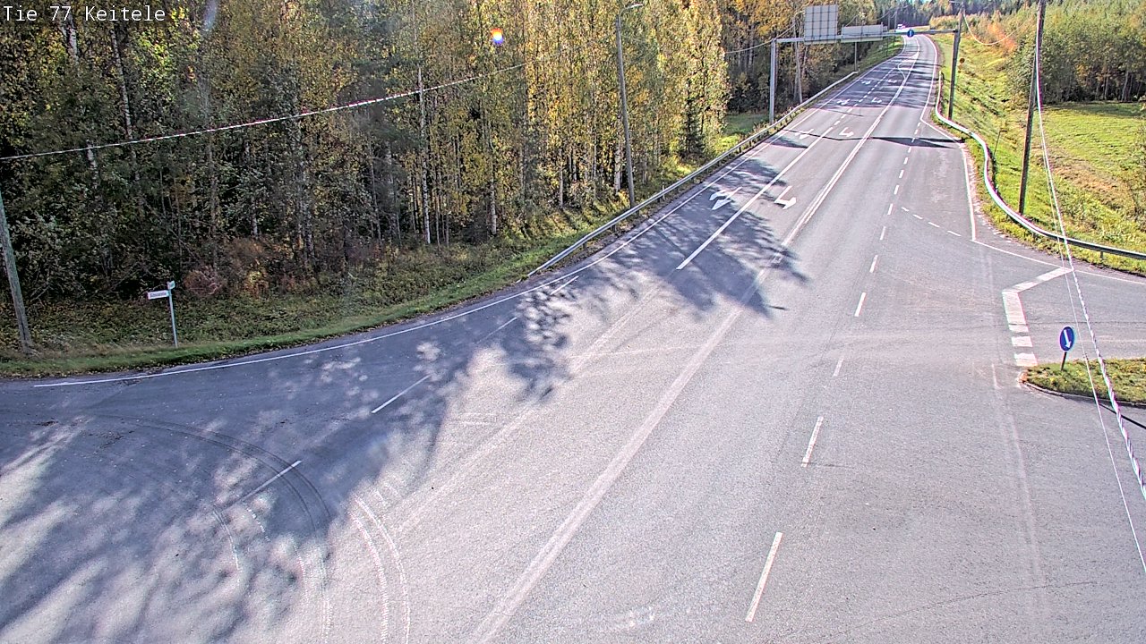Weather Camera Image Road 77 Keitele, Keitele, Pohjois-Savo