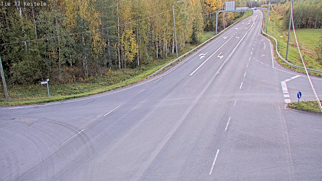 Weather Camera Image Road 77 Keitele, Keitele, Pohjois-Savo