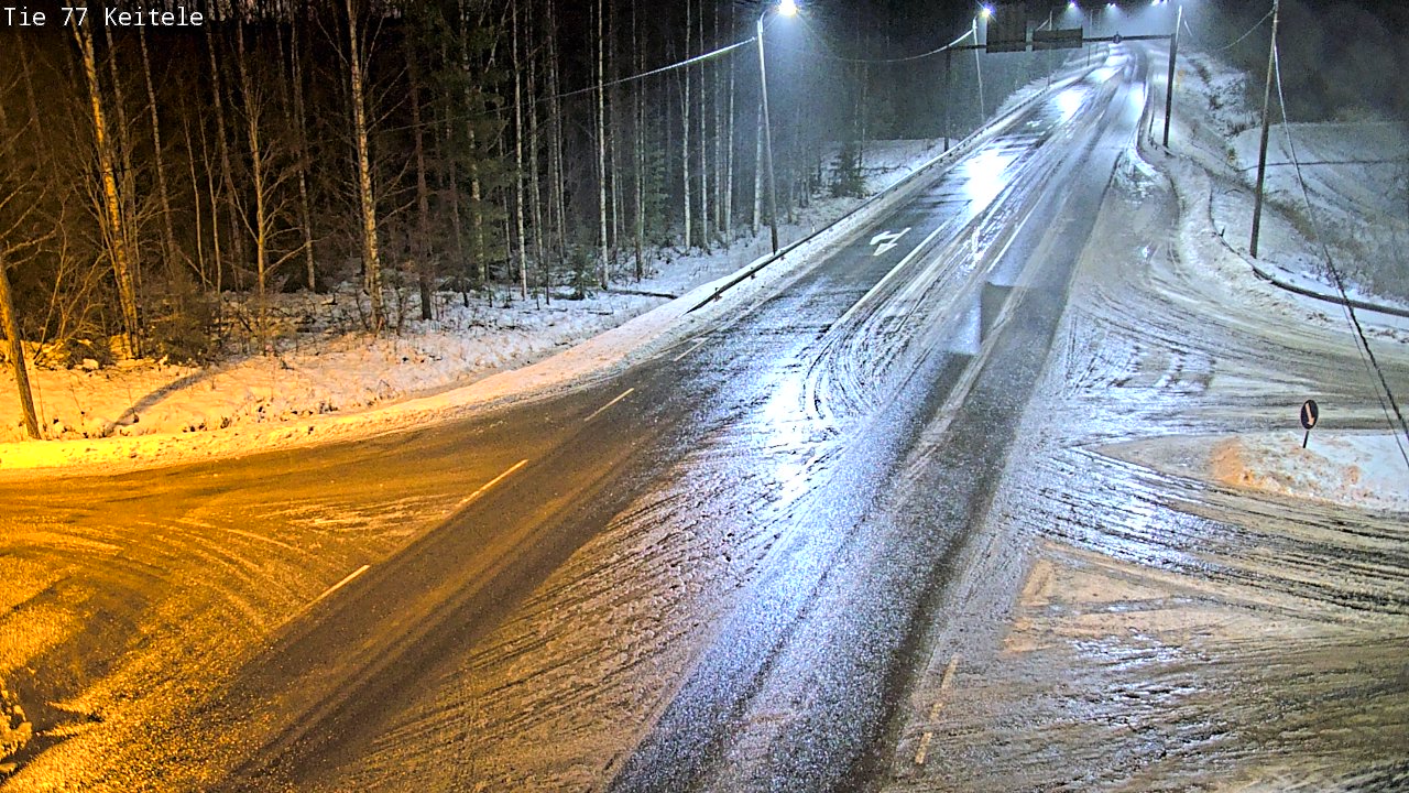 Weather Camera Image Väg 77 Keitele, Keitele, Pohjois-Savo