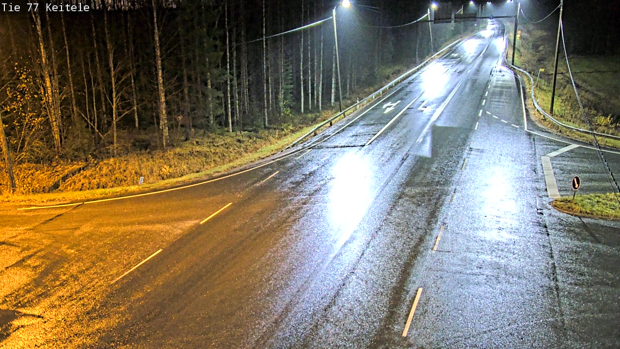 Weather Camera Image Väg 77 Keitele, Keitele, Pohjois-Savo