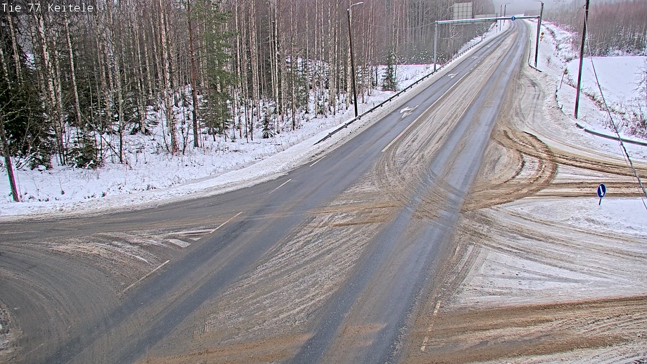 Weather Camera Image Väg 77 Keitele, Keitele, Pohjois-Savo