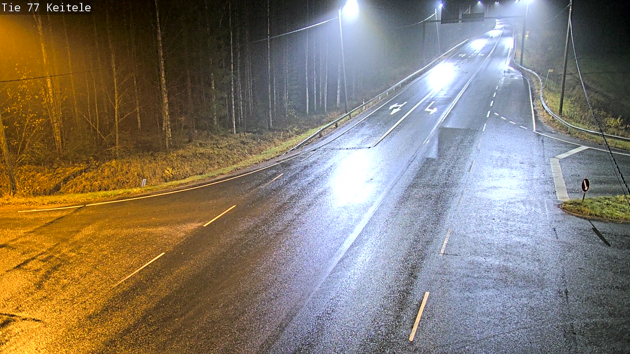 Weather Camera Image Road 77 Keitele, Keitele, Pohjois-Savo