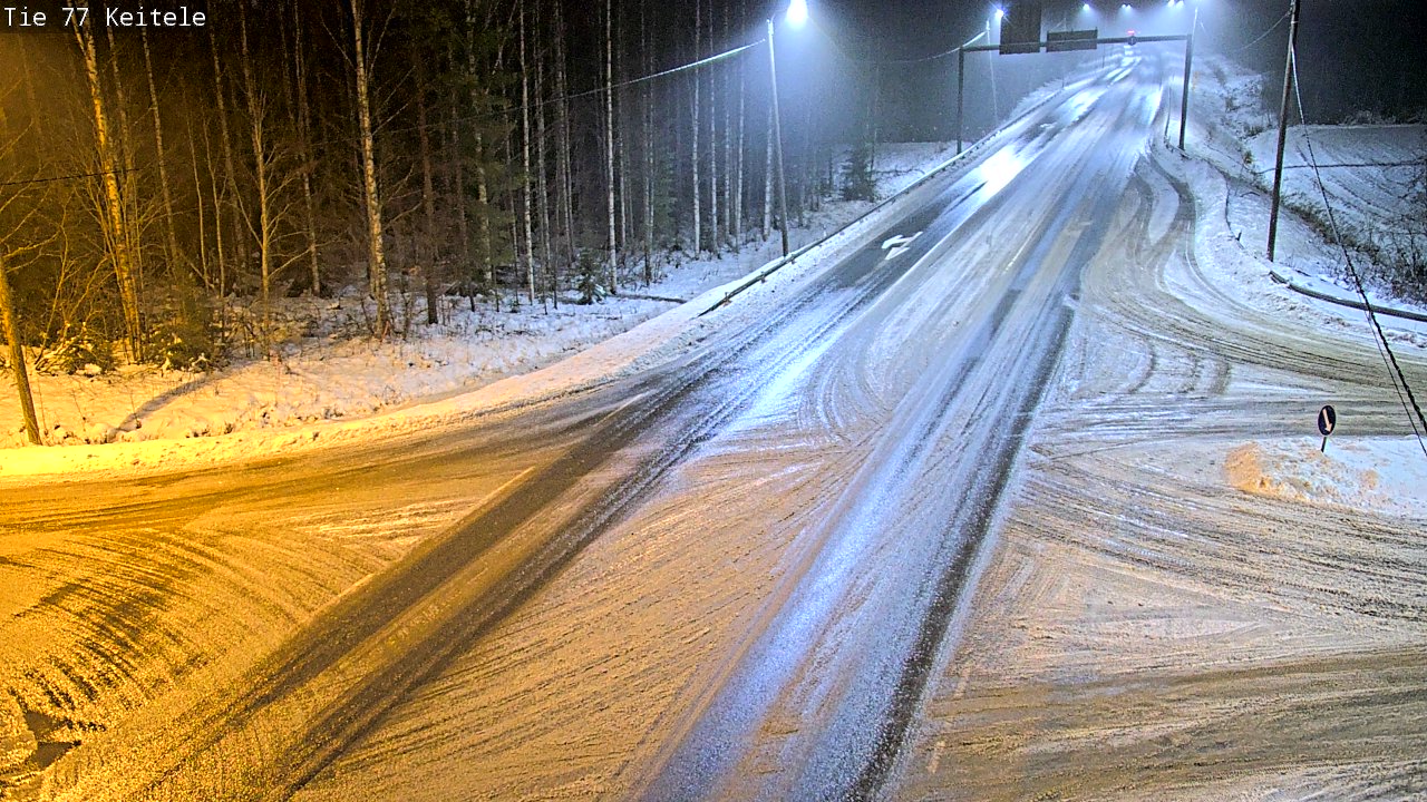Weather Camera Image Väg 77 Keitele, Keitele, Pohjois-Savo