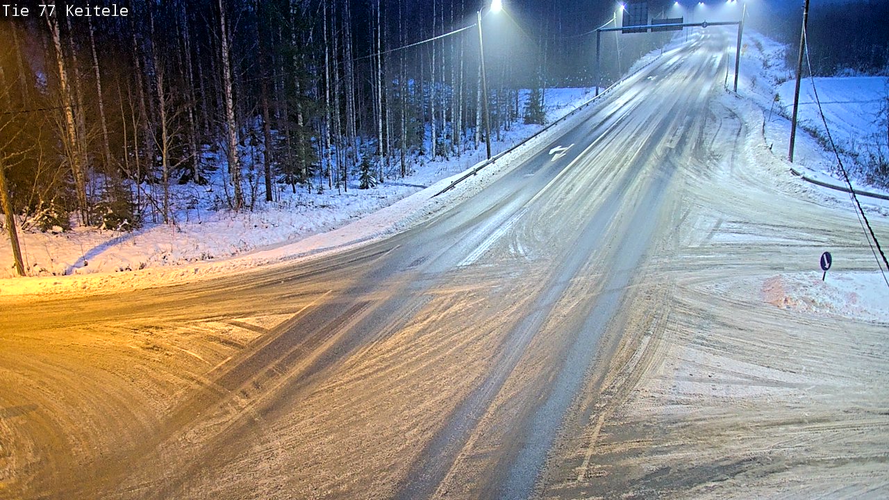 Weather Camera Image Väg 77 Keitele, Keitele, Pohjois-Savo