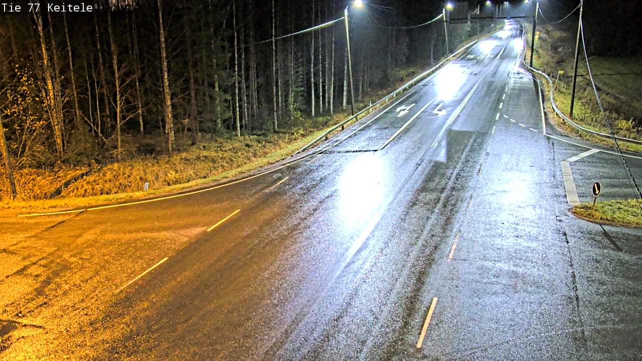 Weather Camera Image Road 77 Keitele, Keitele, Pohjois-Savo