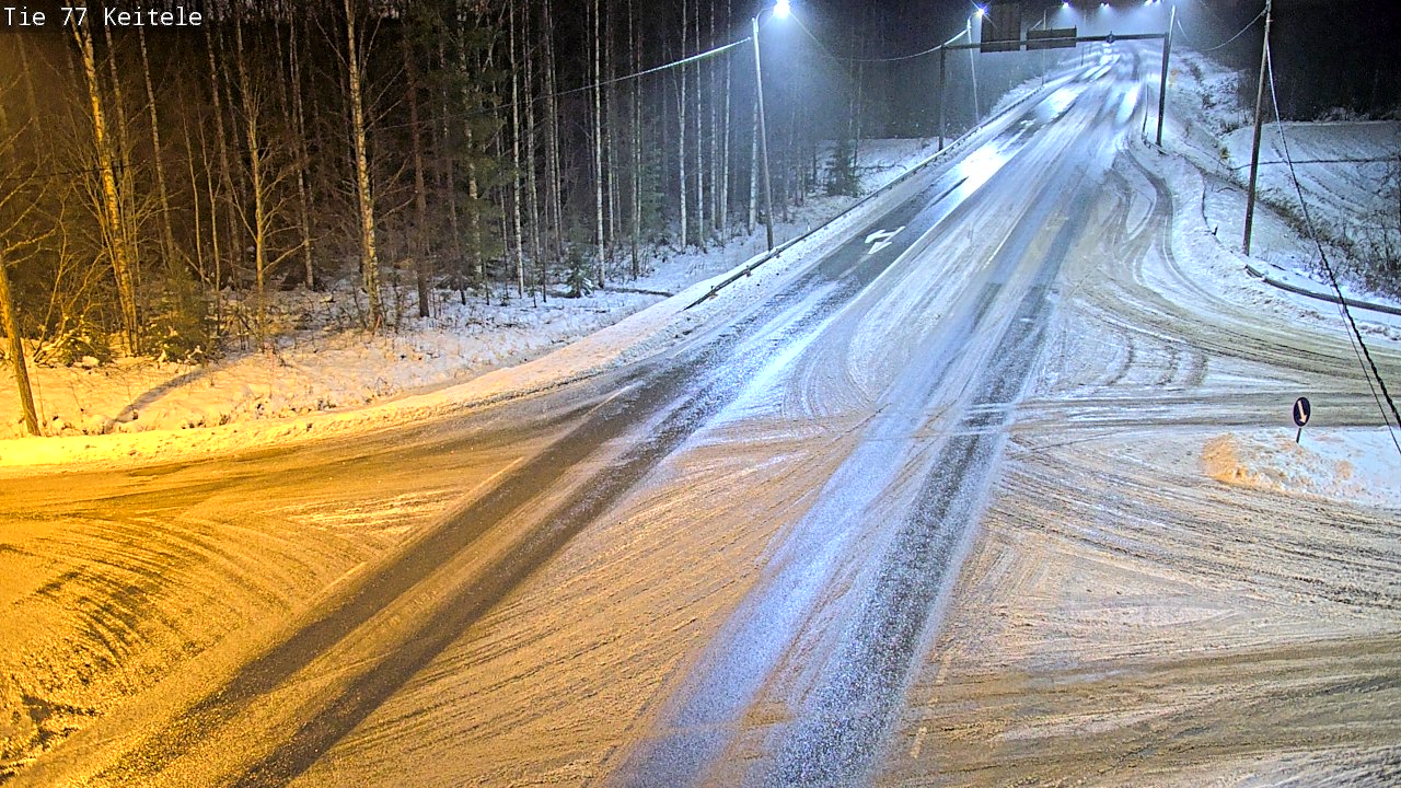 Weather Camera Image Väg 77 Keitele, Keitele, Pohjois-Savo