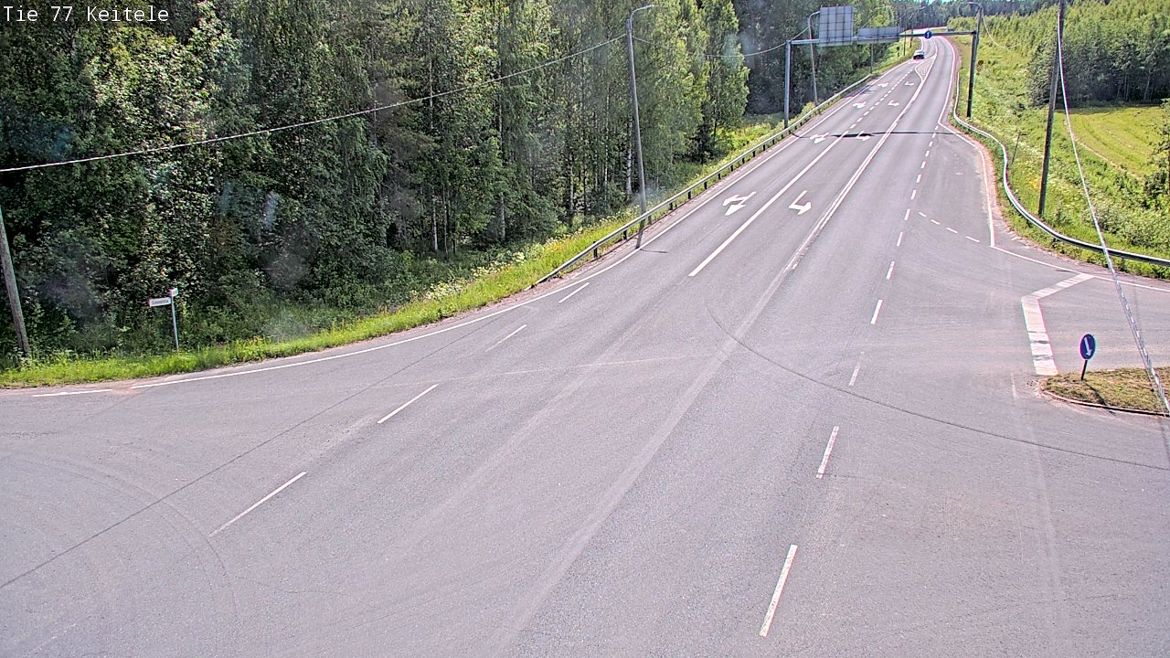 Kelikamerat Kuva Tie 77 Keitele, Keitele, Pohjois-Savo