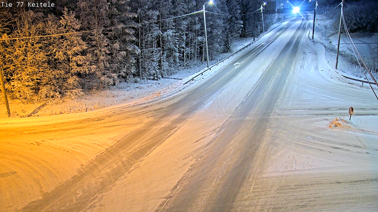 Weather Camera Image Road 77 Keitele, Keitele, Pohjois-Savo