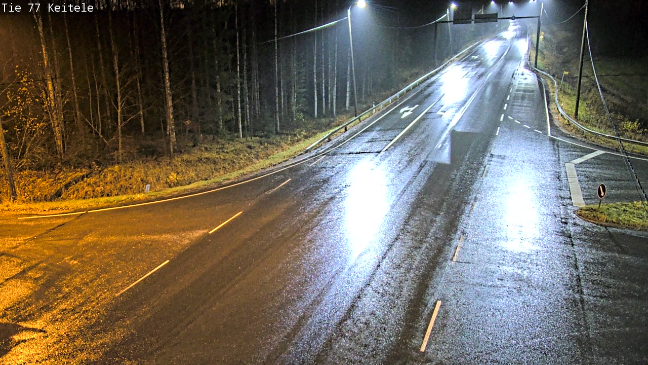 Weather Camera Image Väg 77 Keitele, Keitele, Pohjois-Savo
