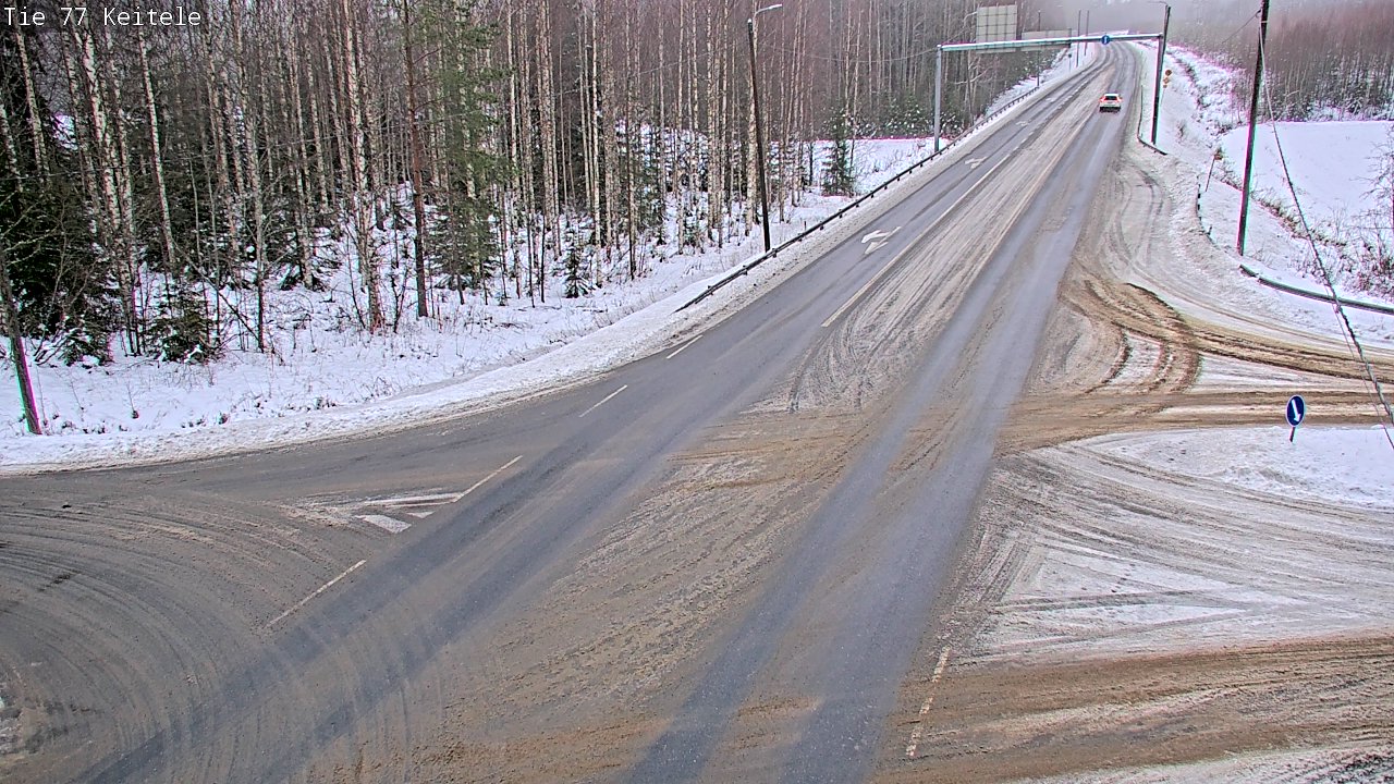 Weather Camera Image Väg 77 Keitele, Keitele, Pohjois-Savo
