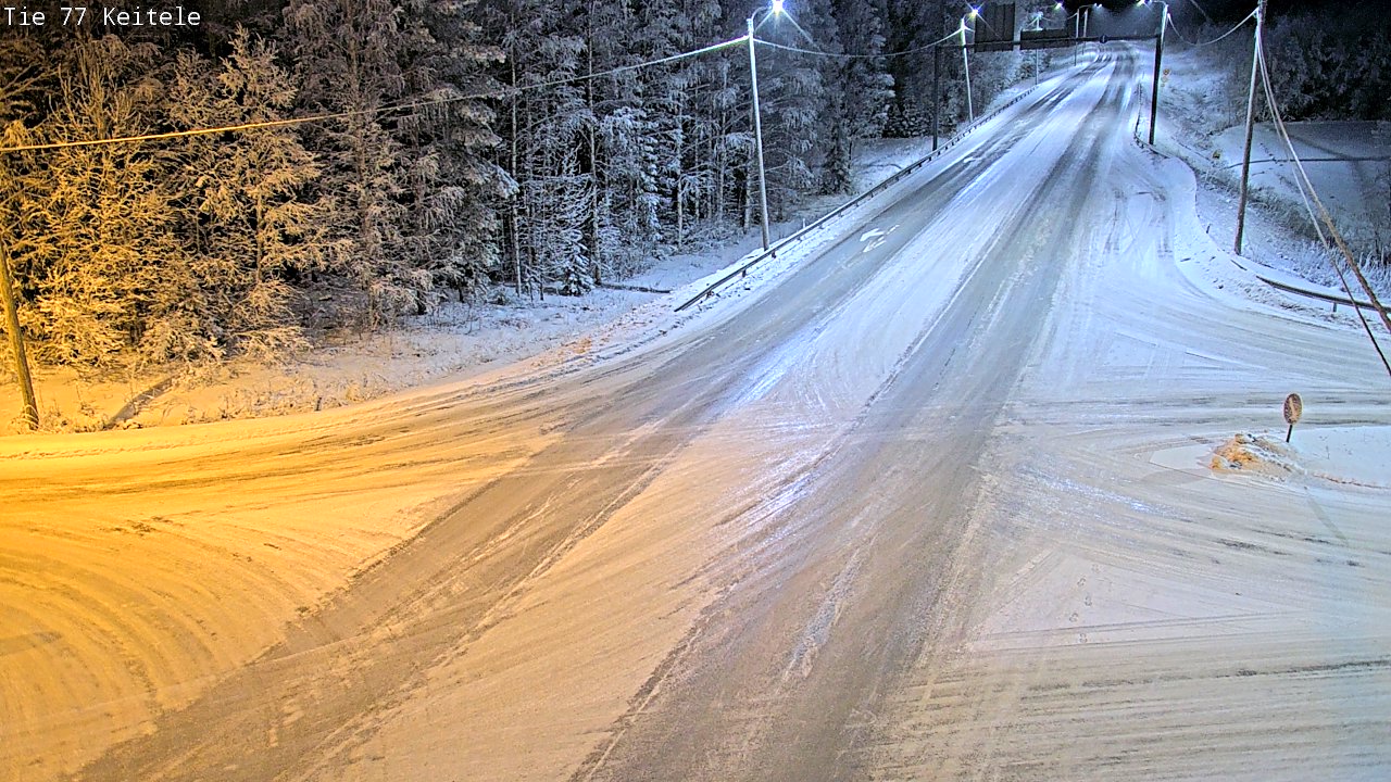 Weather Camera Image Väg 77 Keitele, Keitele, Pohjois-Savo