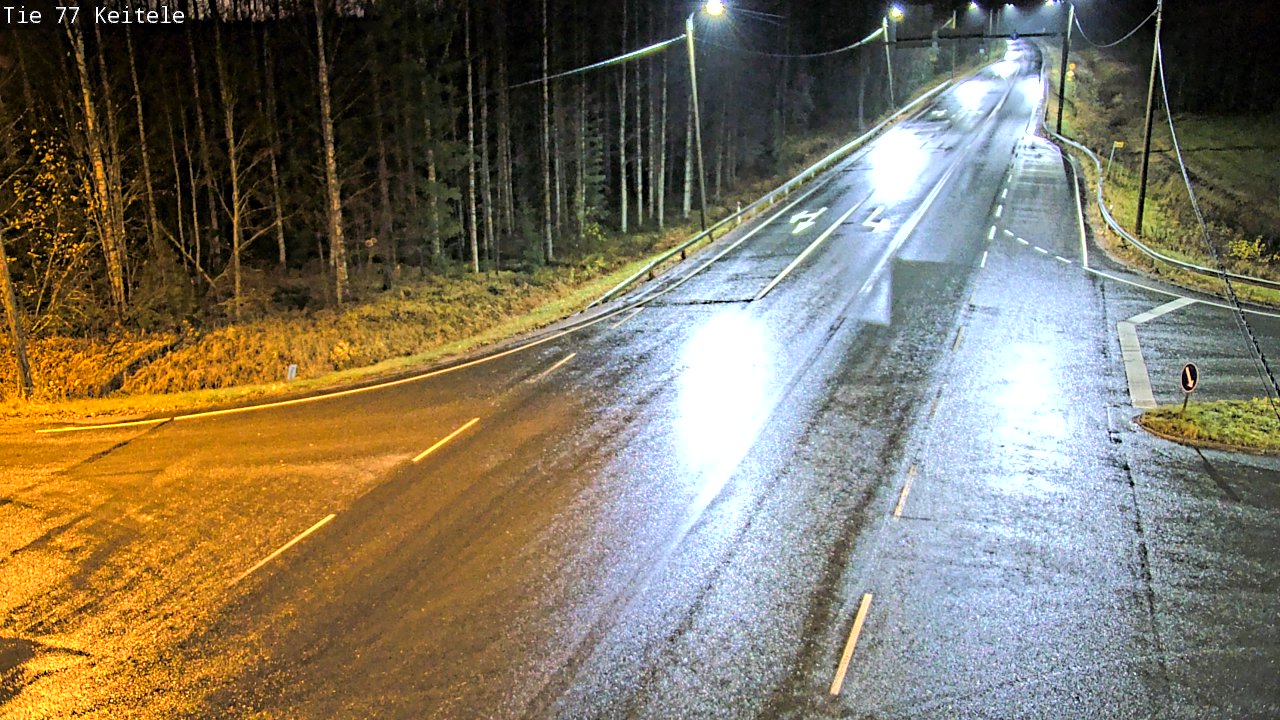 Weather Camera Image Väg 77 Keitele, Keitele, Pohjois-Savo