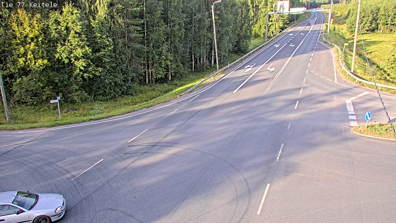 Weather Camera Image Väg 77 Keitele, Keitele, Pohjois-Savo
