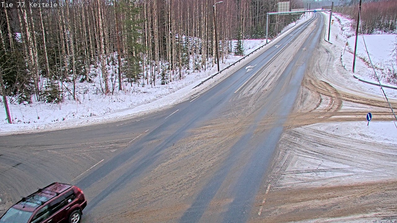 Weather Camera Image Väg 77 Keitele, Keitele, Pohjois-Savo