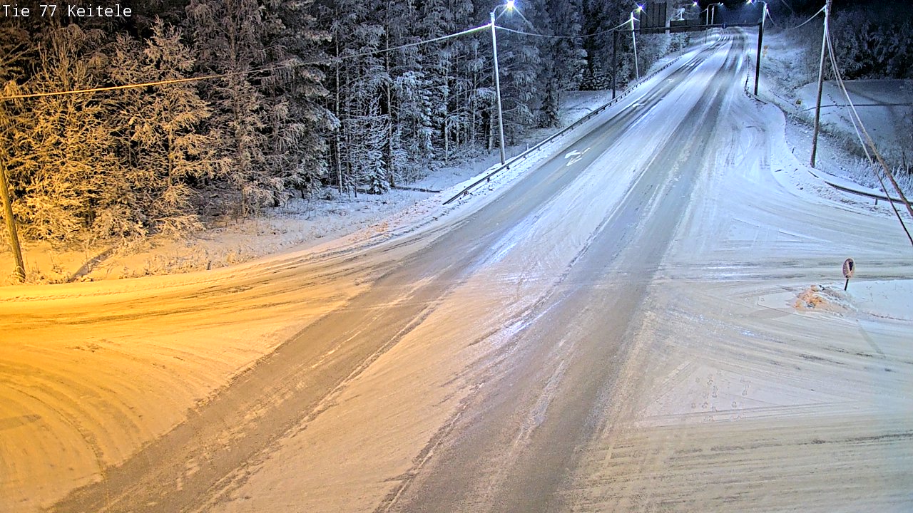 Weather Camera Image Väg 77 Keitele, Keitele, Pohjois-Savo