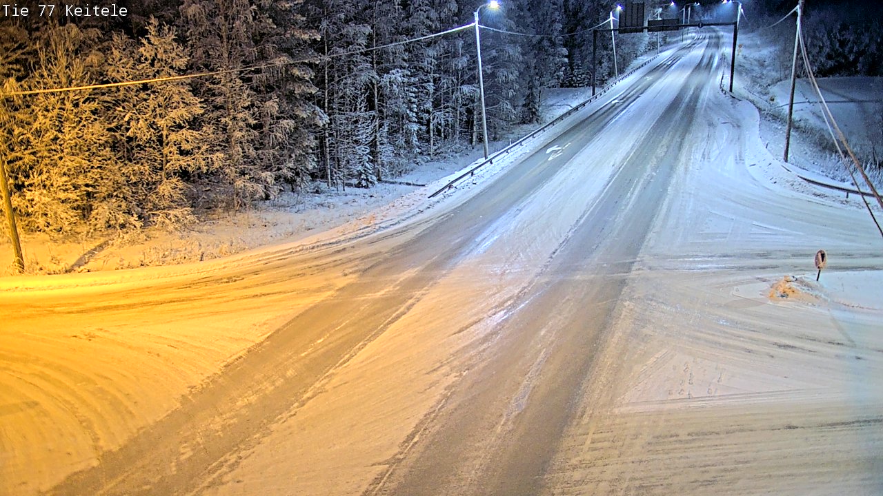 Weather Camera Image Väg 77 Keitele, Keitele, Pohjois-Savo
