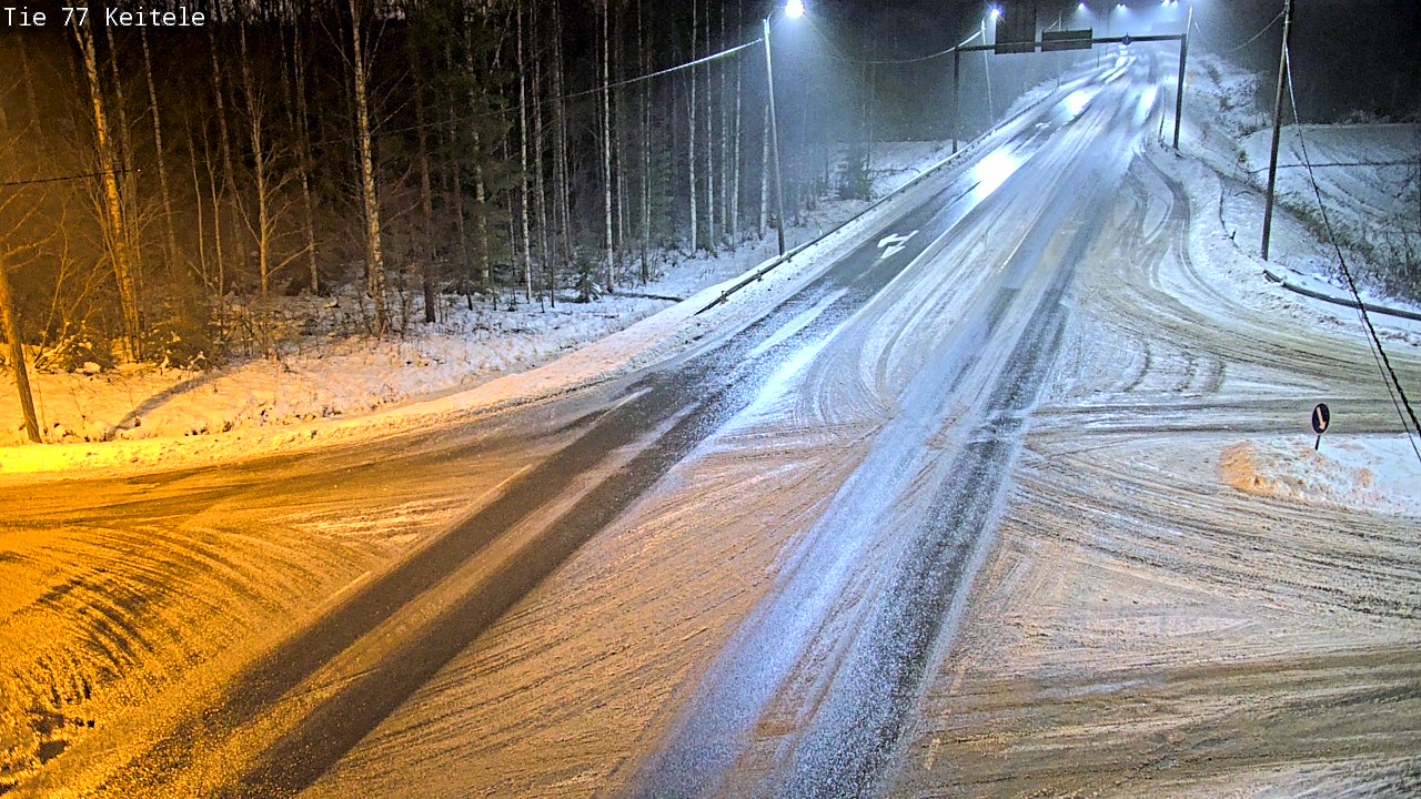 Weather Camera Image Väg 77 Keitele, Keitele, Pohjois-Savo