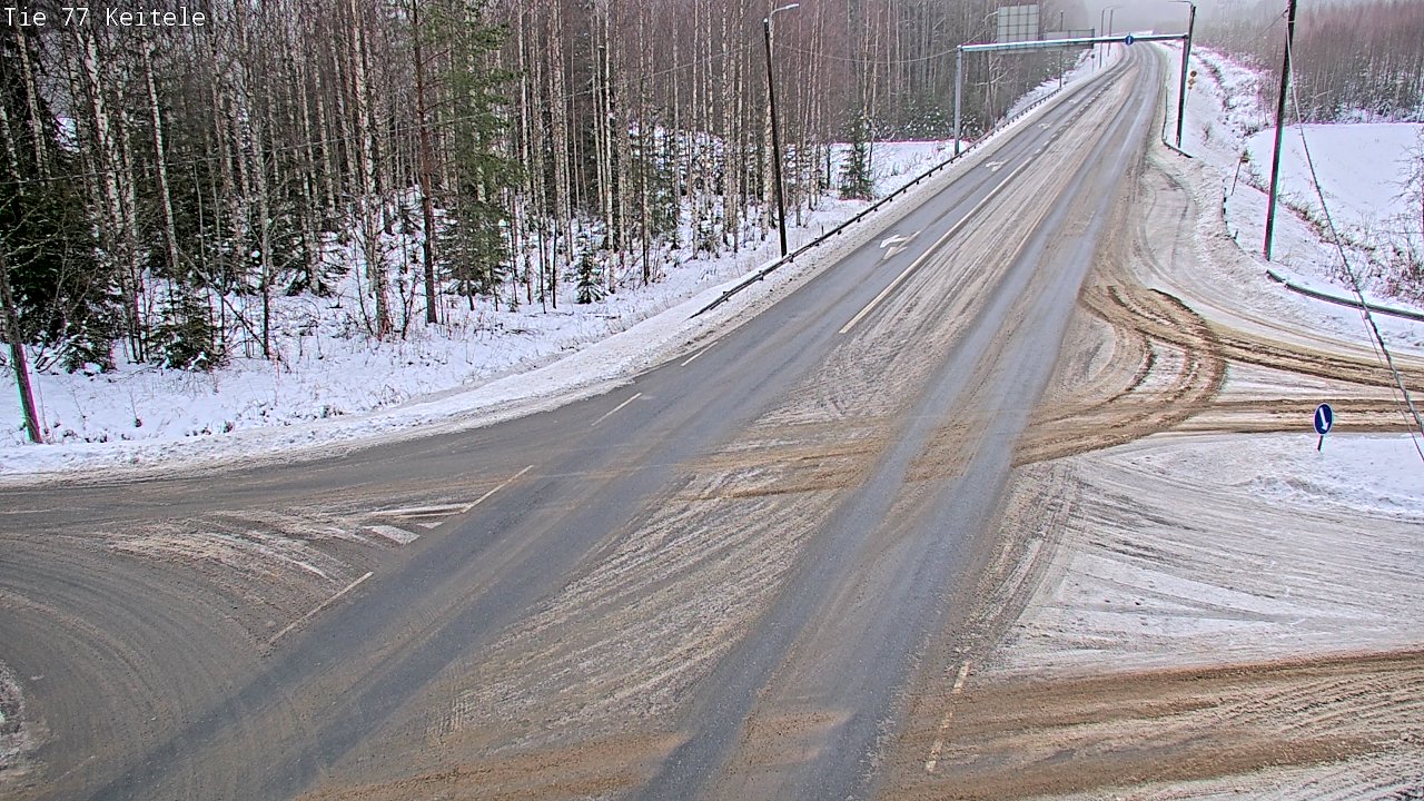 Weather Camera Image Väg 77 Keitele, Keitele, Pohjois-Savo