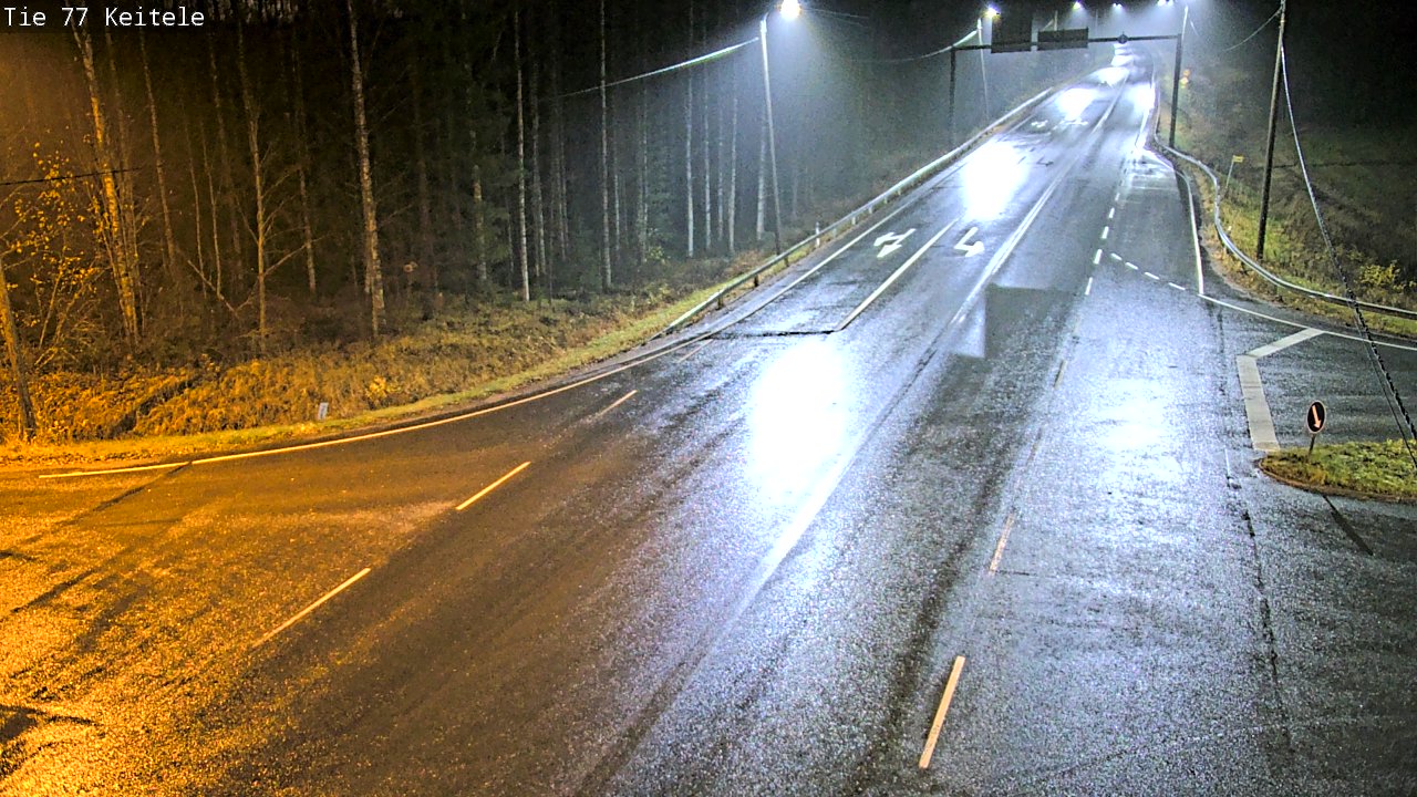 Weather Camera Image Väg 77 Keitele, Keitele, Pohjois-Savo