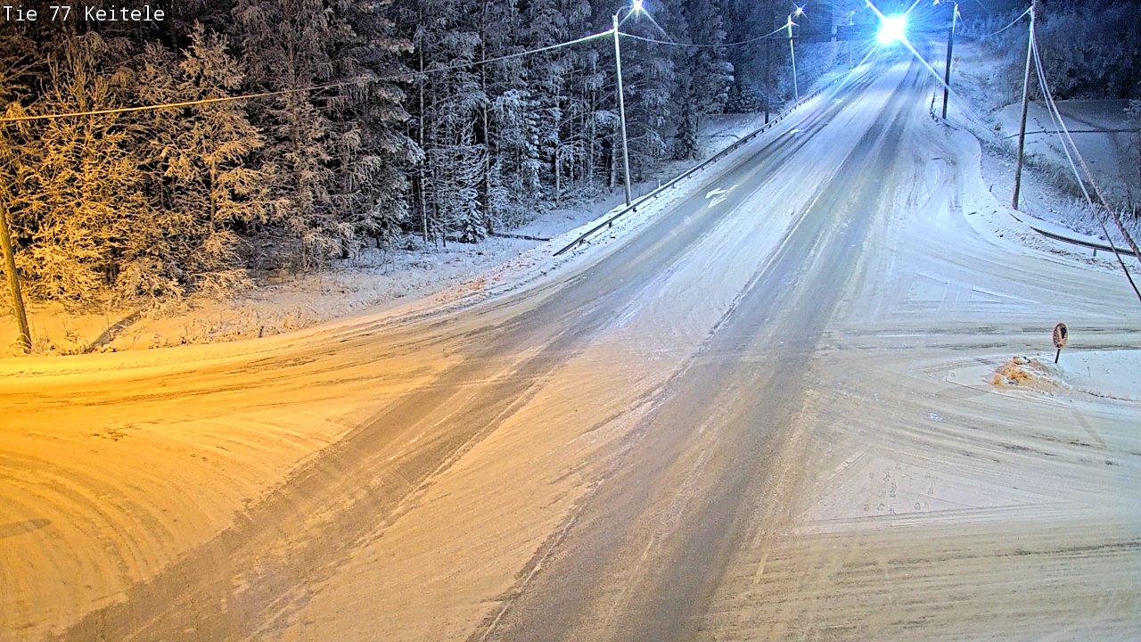 Weather Camera Image Road 77 Keitele, Keitele, Pohjois-Savo