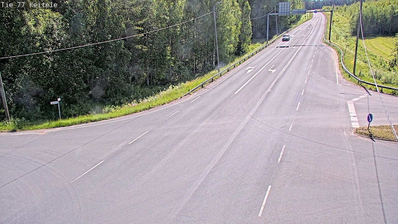Kelikamerat Kuva Tie 77 Keitele, Keitele, Pohjois-Savo