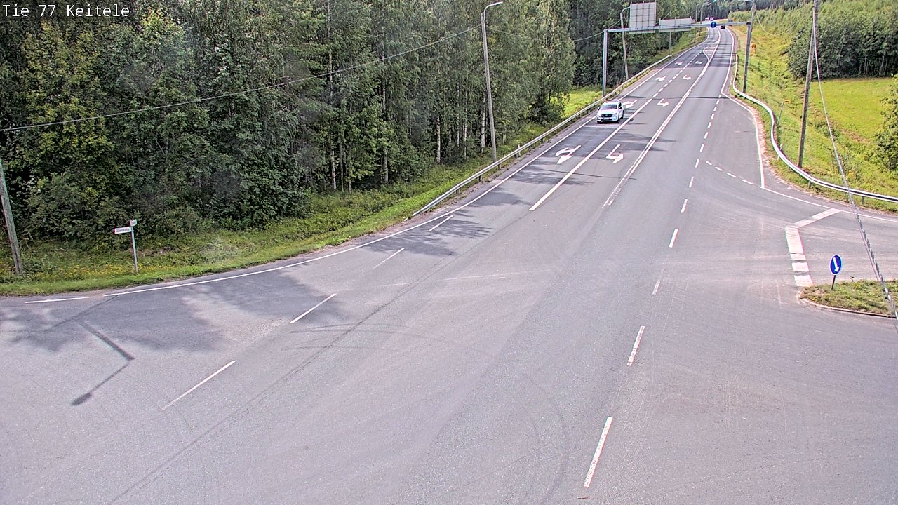 Weather Camera Image Road 77 Keitele, Keitele, Pohjois-Savo